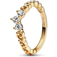Pandora Fingerring DamenEdle Tiara mit Wirbel Goldfarben