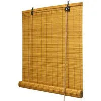 Rollo Bambusrollo SolDecor B86, 60x160cm, Bambus – Klemmfix ohne Bohren, Sol Royal, Raffrollo Bambus Inkl Klemmfix, Holzrollo mit Kindersicherheitsclip