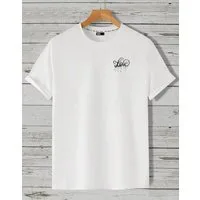 RMK T-Shirt Herren Shirt kurzarm Rundhals Basic Liebe mit "Love" Print aus 100% Baumwolle