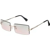 BEZLIT Eyewear Sonnenbrille Moderne Designer Damen Sonnenbrille (1-St) mit Braun, Blau, Rosa, Grün oder Lila Linsen