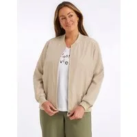 Sheego Allwetterjacke Kurzjacke Langarm