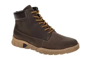Waldl?ufer 965802 Herrenstiefelette H-LINO braun luftpolstersohle bequem