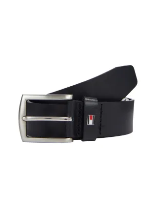 Tommy Hilfiger - Denton Ledergürtel blau - Gr. - 95