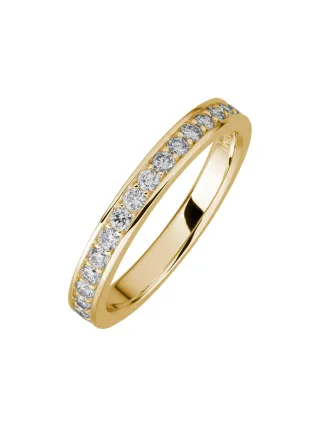 Lyomi Ring 585/- Gelbgold 17 synth. Diam. 0,43ct.