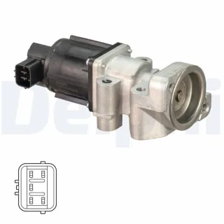 Delphi AGR-Ventil Opel Astra Corsa Meriva Zafira 1,7