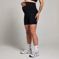 MP Damen Umstands-Radlerhose Über dem Babybauch – Schwarz - S