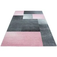 Stilvoll Günstig Teppich Teppich für den Flur oder Küche Kariertes Design, Läufer, Höhe: 11 mm