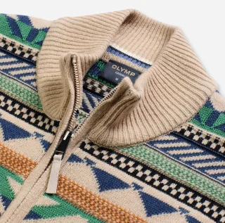 OLYMP - OLYMP Casual Strick natur - Gr. - XXL