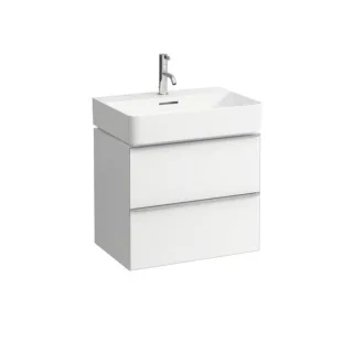 Laufen Waschtischunterschrank SPACE 58,5 x 52 x 41 cm, mit 2 Schubladen, Ulme dunkel