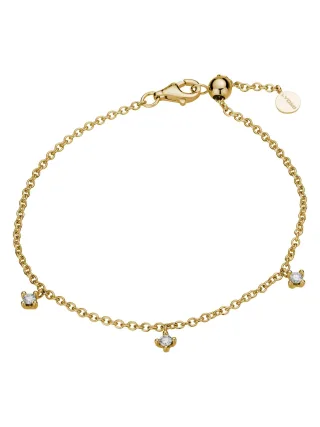 Lyomi Armband 585/- Gelbgold 3 synth. Diam. 0,16ct.