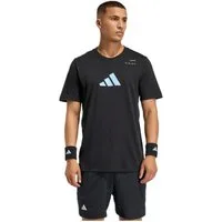 adidas Performance T-Shirt Tennis Category Graphic (Baumwollmix) schwarz Herren