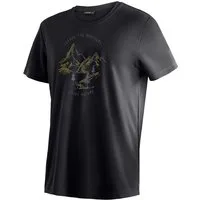 Maier Sports T-Shirt Dieter Print Herren Kurzarmshirt, leichtes Sommer Funktionsshirt, Rundhals, Reg Fit