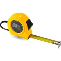 toolmate® Rollbandmaß 3x Maßband 5 Meter mit Halterung und Feststeller - Rollmassband