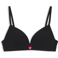 HUGO Triangel-BH HUGO HEART aus Stretch-Gewebe mit Logo-Trägern