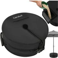 Gardlov Schirmständer-Platte Sand-Schirmständer Gartenschirm, Sonnenschirm, Regenschirm, (Spar-Set, 1-tlg., befüllen mit 40 kg Sand), wetterbeständig, langlebig und für den Außeneinsatz geeignet