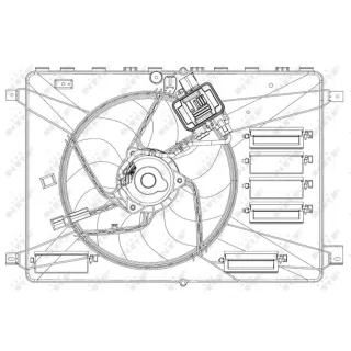 NRF K?hlerl?fter Land Rover Freelander 47627