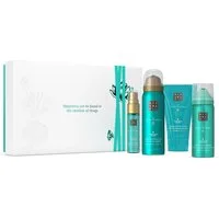 Rituals Pflege-Geschenkset Rituals Karma Geschenkset – 4-teilig mit Dusch & Pflege, 4-tlg., 4-teiliges Karma Set mit Lotus & weißem Tee – erfrischend & pflegend