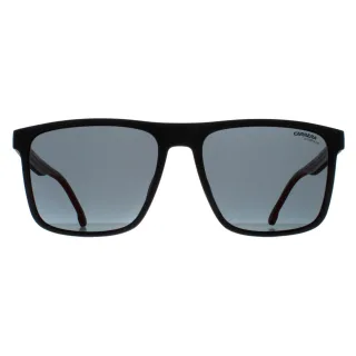 Carrera Rectangle Herren Schwarz und Rot Burgund 8064/S