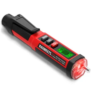 EU US Direct KAIWEETS KTL01 Non-Contact Voltage Tester Pen CAT IV 1000V 12-1000V AC Dual Range LCD Buzzer LED Flashlight