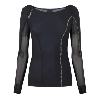 Skins - "Dnamic" Oberteil für Damen, Langärmlig (Schwarz)