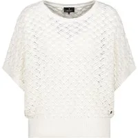 Monari Strickpullover Ajour 410239 – off-white