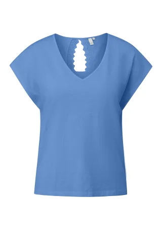 qs - T-Shirt blau - Gr. - S