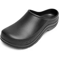 Ladeheid Gartenclogs für Damen Ultraleicht EVA Gartenschuhe LA-CA-25 Clog (41 EU, Schwarz) Wasserdicht & Flexibel