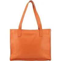 BRISE TASCHE Shopper Eleganter Leder Shopper mit Reißverschluss, 100% Echtleder, großes Hauptfach, Reißverschluss, leichte Struktur