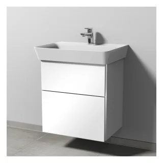 Sanipa 3way Waschtischunterbau zu Ideal Standard Connect Air Cube Waschtisch mit 2 Auszügen, Anthraz BR64822