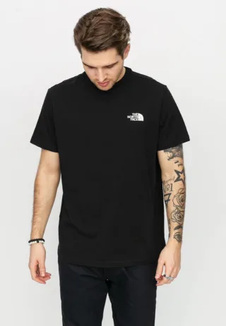 The North Face Mens SS einfache Kuppel T Shirt schwarz