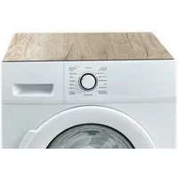 Tabletop Antirutschmatte Waschmaschinenauflage Holz-Optik Textil-Finish waschbar, 1-St., Rutschfeste Gummi Unterlage als Trockner Waschmaschinen-Abdeckung