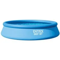Intex Rundpool Intex Swimming Pool Set "Easy III" (blau, Ø 396 x 84 cm (Ohne Kartuschenfilteranlage), Schnelles Auf- und Abbauen