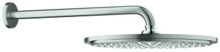 GROHE Kopfbrauseset Rainshower Cosm. 310 26066 Brausearm 380mm supersteel, 26066DC0 26066DC0