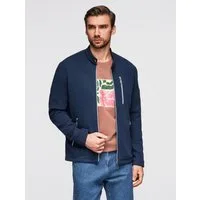 OMBRE Bikerjacke Bikerjacke mit Stehkragen