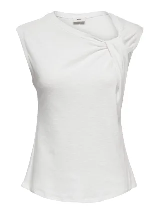 JDY - JDYAMY S/L KNOT TOP JRS Cloud Dancer - Gr. - S