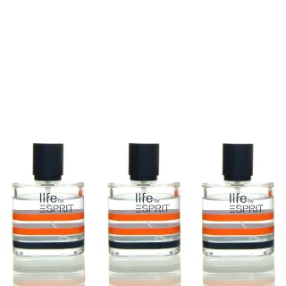 3x Esprit Life by Esprit Man Eau de Toilette 50 ml = 150 ml
