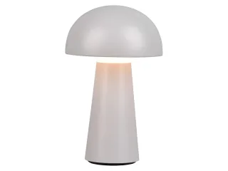 REALITY LED-Akku-Tischleuchte Lennon R52176177 grau, IP 44, 2 W, 180 lm, 3000 K
