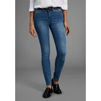 Arizona Slim-fit-Jeans Shaping enge Passform, Röhrenjeans, Used-Look-Waschung, hohe Leibhöhe