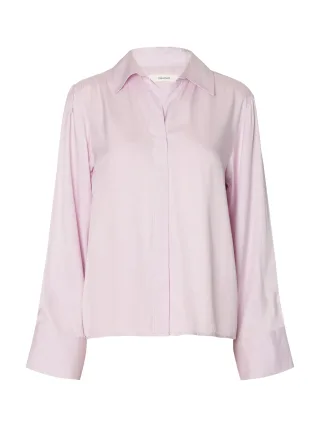 selected women - SLWJONNA REG LS OPEN COLLAR SHIRT NOOS winsome orchid - Gr. - 36