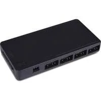 Core 11x 3-Pin DRGB Splitter, Lüftersteuerung schwarz, mit SATA-Stromanschluss