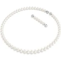 Swarovski Collier Schmuck Geschenk Matrix Halskette, mit Swarovski® Kristall - mit Swarovski® Perle
