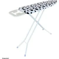 HTI-Living Bügelbrett Bügelbrett Kuhflecken, Bügelfläche 110x33 cm, Bügeltisch mit Bügeleisenablage