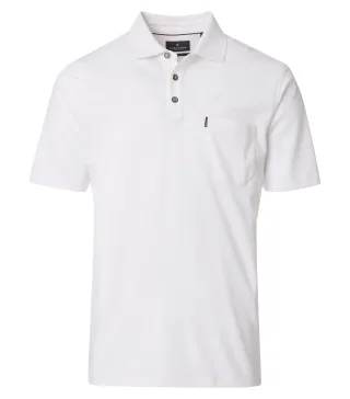 CASAMODA - Polo-Shirt weiß - Gr. - 3XL