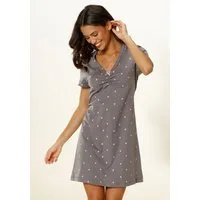 Vivance Dreams by Lascana Nachthemd mit Herzchen-Druck
