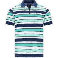 Hajo Poloshirt Pikeepolo in garngefärbtem Streifendessin allover - stay fresh-Qualitä
