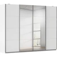 rauch Schwebetürenschrank Kleiderschrank Schrank Garderobe Wäscheschrank Ankleide SYNCRONO (Mitteltüren öffnen parallel, Breiten 271/316/361 cm Höhen 211/230 cm) Mitteltüren mit praktischer Synchron-Öffnung MADE IN GERMANY