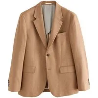 Next Anzugsakko Strukturiertes Tailored Fit Anzugsakko, Leinenmix (1-tlg)