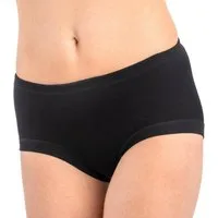 HERMKO Taillenslip Maxi-Slip, High-Rise-Slip (Pack, 3er) 100 % Bio-Baumwolle Maxischlüpfer Tunnelzug hergestellt in EU