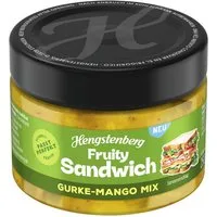 Hengstenberg Saucen, Hengstenberg Fruity Sandwich Gurke-Mango Mix Packung 290ml