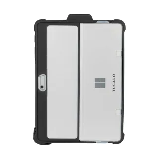 TUCANO Casco Schutzhülle für Surface Go 3/2/1 schwarz/transparent | tab-cmsg3-bk | Schutz- huelle - (Schutz-)hülle